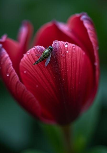 Primo piano di un fiore esotico dal colore intenso utilizzato in un progetto paesaggistico.